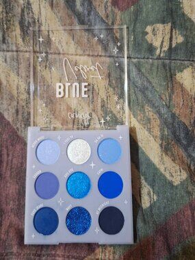 Colourpop “Blue Velvet” 9-Pan Eyeshadow Palette 💙 Blue Monochromatic Palette
